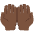 Palms Up Together Dark Skin Tone Emoji from Twemoji Set