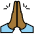 Palms Up Together Medium Dark Skin Tone Emoji from OpenMoji Set