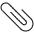 Paperclip Emoji from OpenMoji Set