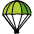 Parachute Emoji from OpenMoji Set