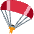 Parachute Emoji from Twemoji Set
