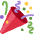 Party Popper Emoji from Twemoji Set