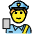 Passport Control Emoji from OpenMoji Set