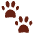 Paw Prints Emoji from Twemoji Set