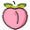 Peach Emoji from OpenMoji Set