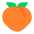 Peach Flat Emoji from Fluent Emoji Flat Set