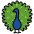 Peacock Emoji from OpenMoji Set
