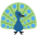 Peacock Emoji from Twemoji Set