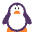 Penguin Flat Emoji from Fluent Emoji Flat Set