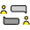 People Dialogue Emoji from OpenMoji Set