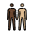 People Holding Hands Dark Skin Tone Medium Light Skin Tone Emoji from OpenMoji Set