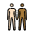 People Holding Hands Light Skin Tone Medium Dark Skin Tone Emoji from OpenMoji Set