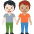 People Holding Hands Light Skin Tone Medium Skin Tone Emoji from Twemoji Set