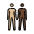 People Holding Hands Medium Light Skin Tone Dark Skin Tone Emoji from OpenMoji Set