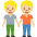 People Holding Hands Medium Light Skin Tone Emoji from Twemoji Set