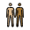 People Holding Hands Medium Light Skin Tone Medium Dark Skin Tone Emoji from OpenMoji Set