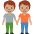 People Holding Hands Medium Skin Tone Emoji from Twemoji Set