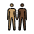 People Holding Hands Medium Skin Tone Dark Skin Tone Emoji from OpenMoji Set