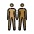 People Holding Hands Medium Skin Tone Medium Dark Skin Tone Emoji from OpenMoji Set
