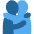 People Hugging Emoji from Twemoji Set