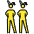 People With Bunny Ears Emoji from OpenMoji Set