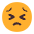 Persevering Face Flat Emoji from Fluent Emoji Flat Set