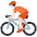Person Biking Light Skin Tone Emoji from Twemoji Set