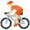Person Biking Medium Light Skin Tone Emoji from Twemoji Set
