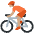 Person Biking Medium Skin Tone Emoji from Twemoji Set
