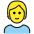 Person Blond Hair Emoji from OpenMoji Set