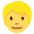 Person Blond Hair Emoji from Twemoji Set