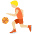 Person Bouncing Ball Medium Light Skin Tone Emoji from Twemoji Set