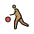 Person Bouncing Ball Medium Skin Tone Emoji from OpenMoji Set