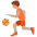 Person Bouncing Ball Medium Skin Tone Emoji from Twemoji Set
