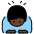 Person Bowing Dark Skin Tone Emoji from OpenMoji Set