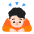 Person Bowing Flat Light Emoji from Fluent Emoji Flat Set
