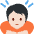 Person Bowing Light Skin Tone Emoji from Twemoji Set