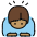 Person Bowing Medium Skin Tone Emoji from OpenMoji Set