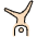 Person Cartwheeling Light Skin Tone Emoji from OpenMoji Set