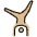 Person Cartwheeling Medium Light Skin Tone Emoji from OpenMoji Set