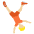Person Cartwheeling Medium Light Skin Tone Emoji from Twemoji Set