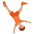 Person Cartwheeling Medium Skin Tone Emoji from Twemoji Set