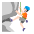 Person Climbing Flat Light Emoji from Fluent Emoji Flat Set