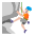 Person Climbing Flat Medium Light Emoji from Fluent Emoji Flat Set
