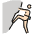 Person Climbing Light Skin Tone Emoji from OpenMoji Set
