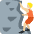 Person Climbing Medium Light Skin Tone Emoji from Twemoji Set