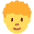 Person Curly Hair Emoji from Twemoji Set