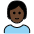 Person Dark Skin Tone Emoji from OpenMoji Set