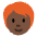 Person Dark Skin Tone Red Hair Emoji from Twemoji Set
