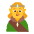 Person Elf Flat Default Emoji from Fluent Emoji Flat Set